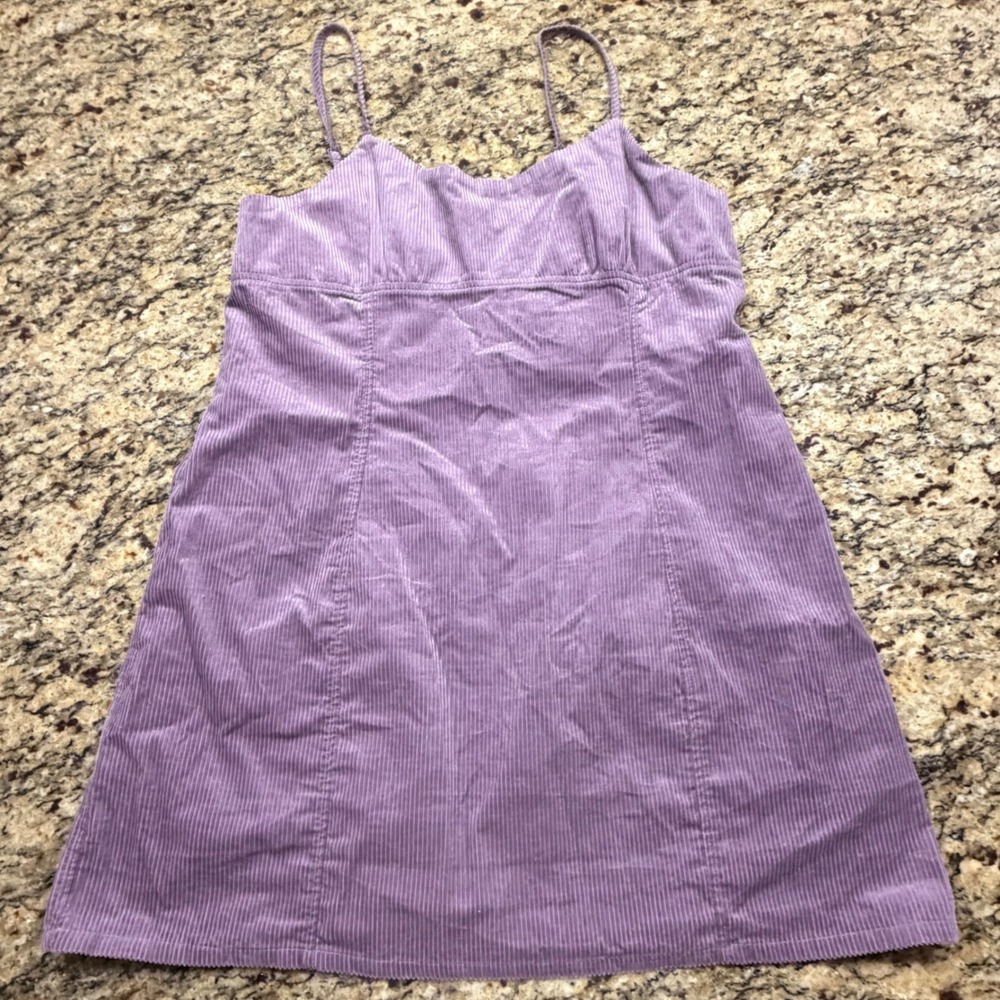 Wild Fable Lavender Purple Corduroy Mini Dress Sleeveless Adjustable Straps XL